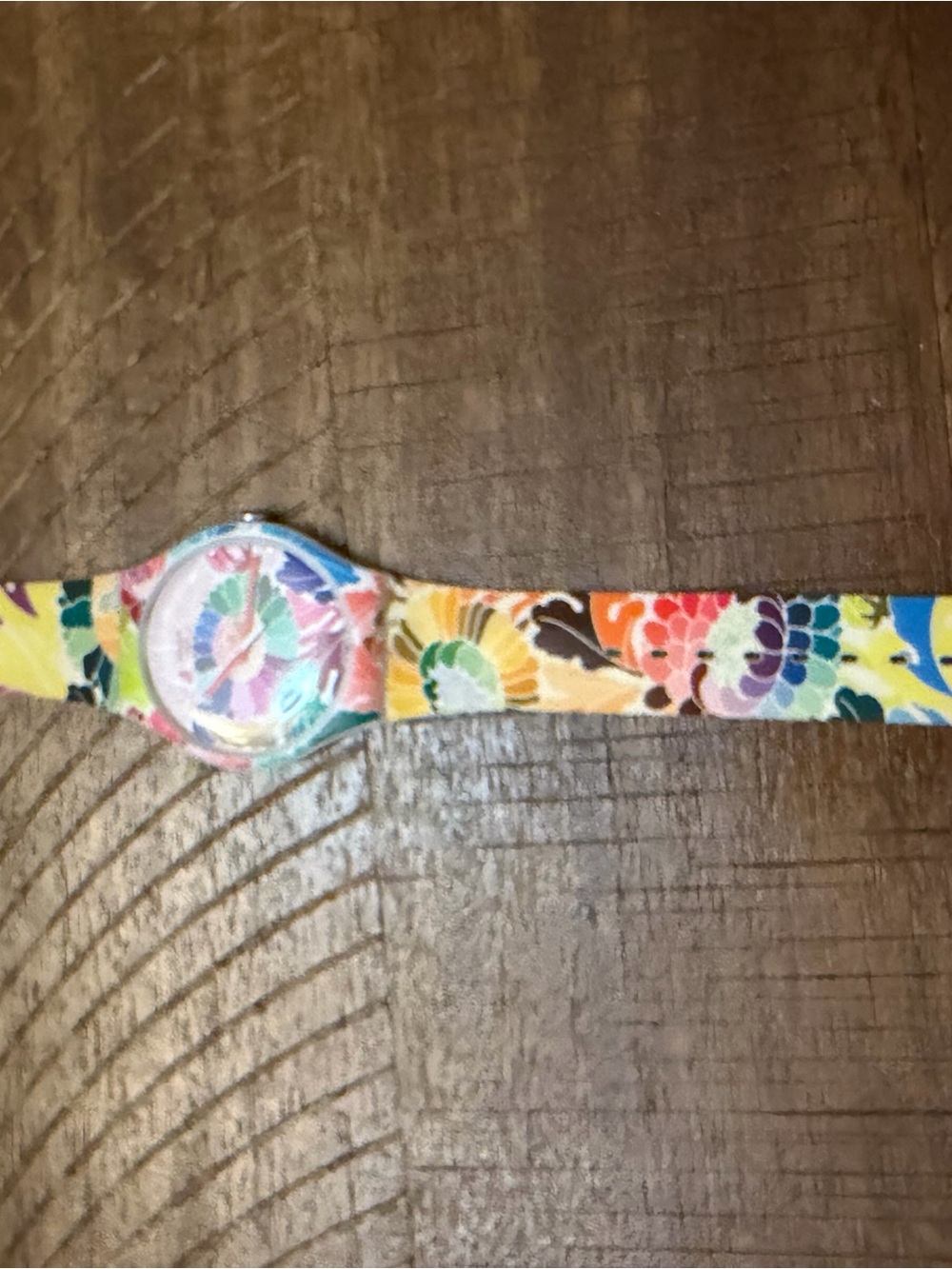Swatch Colorful Floral & Fruit Silicone Watch Set - Pink, Red, Blue, Yellow - Picture 9 of 14